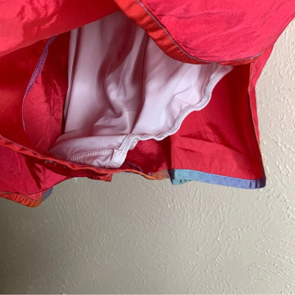 Free People‎ Movement The Way Home Running Shorts ombre blue red